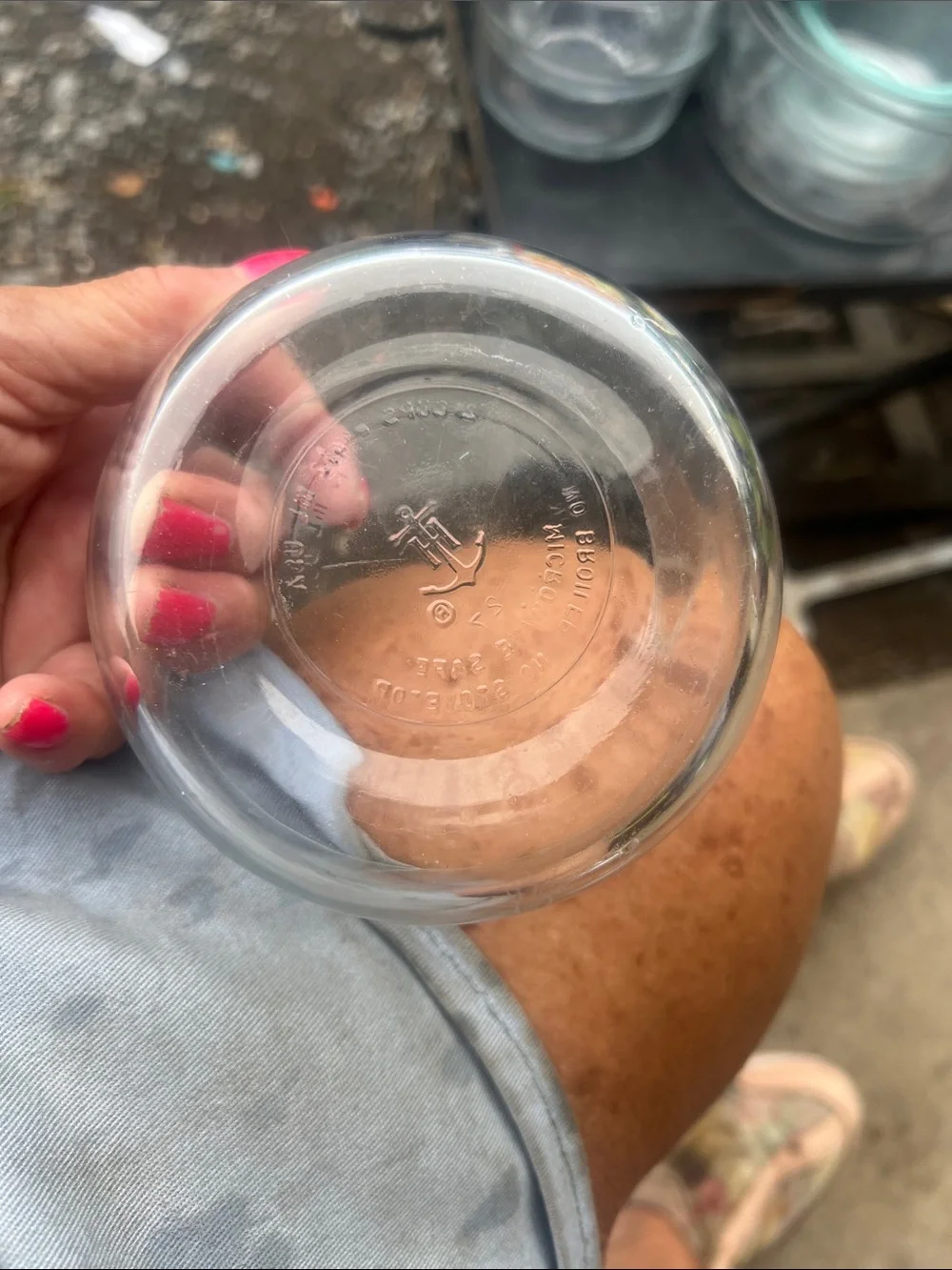 Anchor Hocking durable clear